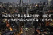 蜂鸟影院下载完整体验记录：与同类平台对比后的真实体验差异（对比后）
