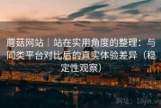 蘑菇网站｜站在实用角度的整理：与同类平台对比后的真实体验差异（稳定性观察）