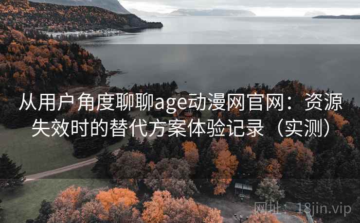 从用户角度聊聊age动漫网官网：资源失效时的替代方案体验记录（实测）