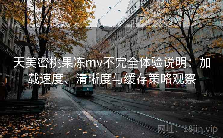 天美密桃果冻mv不完全体验说明：加载速度、清晰度与缓存策略观察