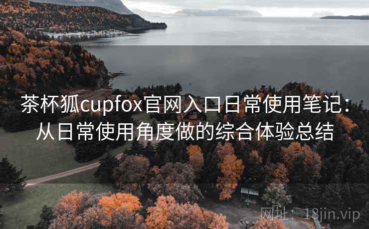 茶杯狐cupfox官网入口日常使用笔记：从日常使用角度做的综合体验总结