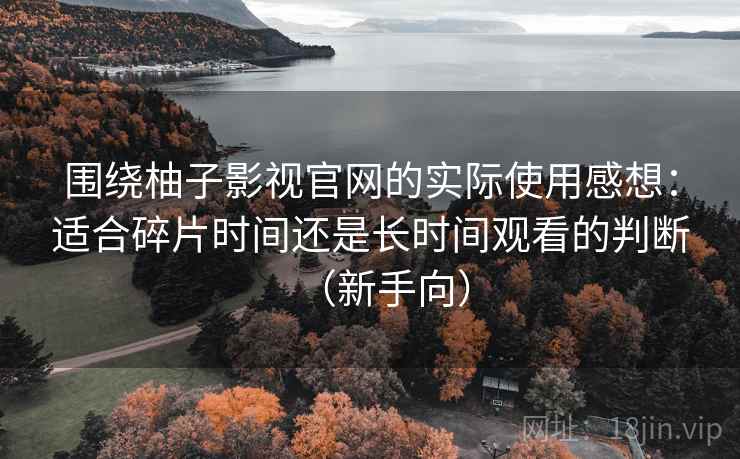围绕柚子影视官网的实际使用感想：适合碎片时间还是长时间观看的判断（新手向）