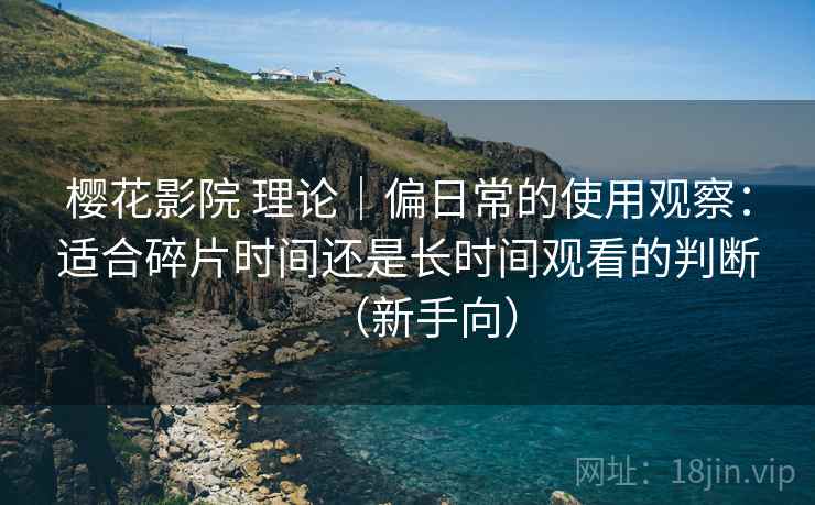 樱花影院 理论｜偏日常的使用观察：适合碎片时间还是长时间观看的判断（新手向）